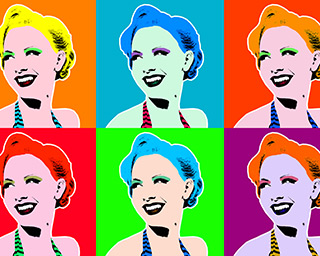 Andy Warhol Style Portrait